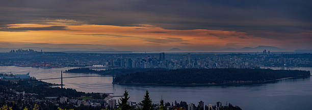 istock sunset view from West Vancouver, BC, Canada 2241949317