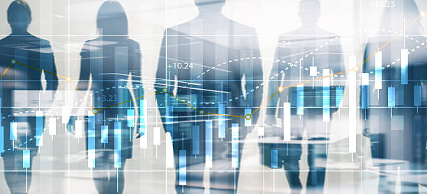 istock Financial growth indicators with positive trends showing values growth 2241950882