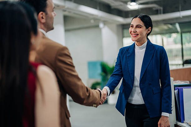 istock Professional woman building connections and trust at workplace 2241958466