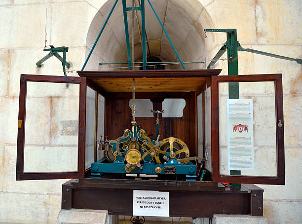 The clock mechanism is located at the Arco da Rua Augusta 30 May 2025 Lisbon Portugal
