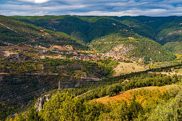 istock Village landscapes with Mountain View 2241963079