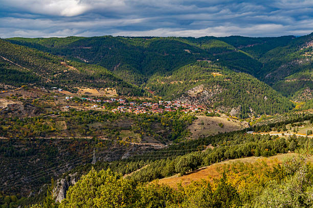 istock Village landscapes with Mountain View 2241963487