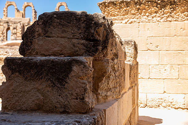 Details from Roman Amphitheatre El Djem, Tunisia
