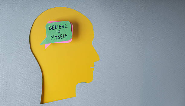 istock Mind, Mental Health and Self Talk Concepts. Speech Bubble with the Positive Mindset 2241966454