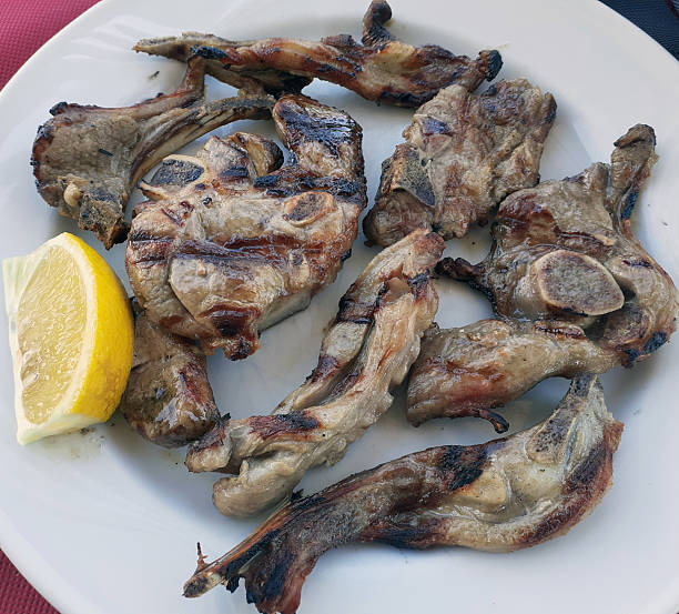 istock Abruzzo, lamb chops with a slice of lemon 2241968600