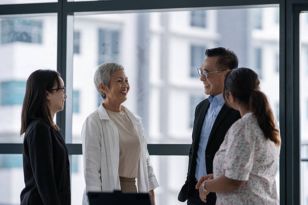 istock Group of asian business executives 2241974423