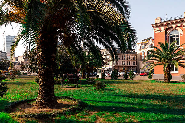 Square on Europa Square in Batumi, Georgia.
