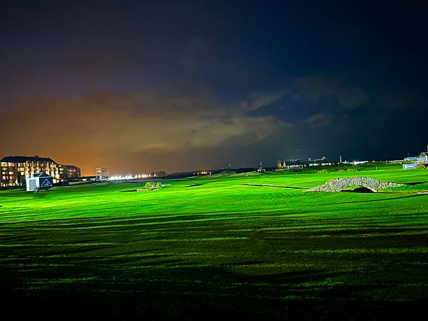 18th Green & Clubhouse of the Royal and Ancient (Old Course) St. Andrews, Scotland