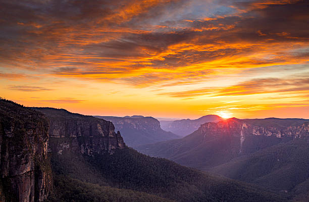 istock Mountain valley and spectacular sunrise views 2241985138