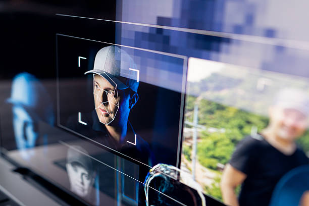 istock Deepfake with AI. Deep fake fraud. Id data scam or identity theft. Face recognition with artificial intelligence. Impersonate man. Video surveillance technology. 2241989361