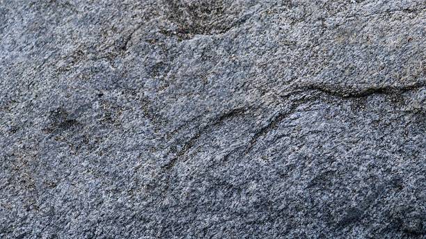 close up of rough, weathered textured rock surface