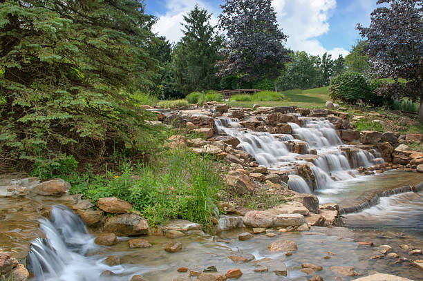 istock Waterfall in early morning-Hamilton County, Indiana 2241997417