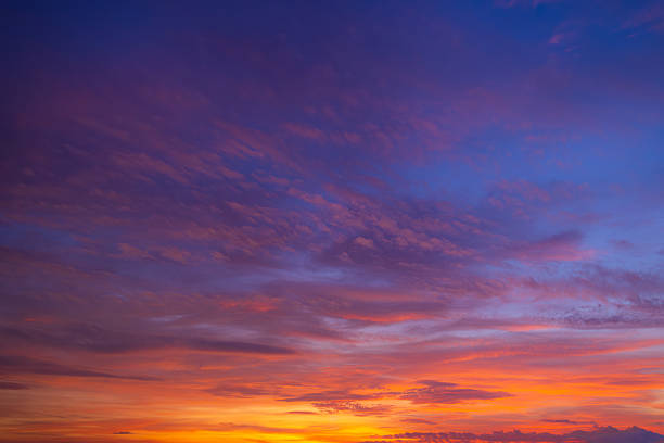 istock Morning and evening cloud and sky backdrop,Dusk sky background in the evening with sunset cloud and natural gradient light on colorful panoramic twilight sky backdrop 2242010035