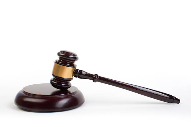 istock Law concept . referee gavel on a white background. 2242024162