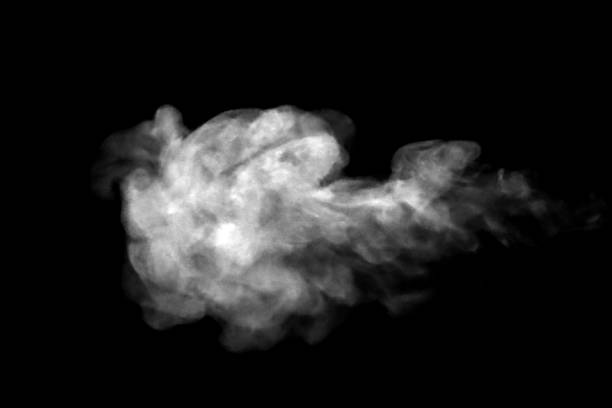 istock White smoke cloud spreading on black background, symbolizing vapor, mist, and motion. Ideal for visual effects, digital design, or environmental themes related to air, pollution, or fog. 2242025340