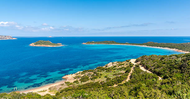 istock Blue sea in Capo Coda Cavallo shore 2242028266