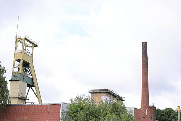 Juli 24, 2025, Bottrop: View of the former Prosper-Haniel mine, Shaft 9 in Bottrop