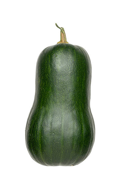 istock Fresh Whole Green Squash on White Background Isolated Natural Vegetable Image 2242041587