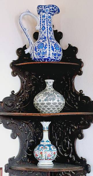 istock Antique porcelain vases and jugs. 2242056469