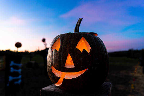 istock Autumn Pumpkins on Wooden Table for Halloween 2242058870