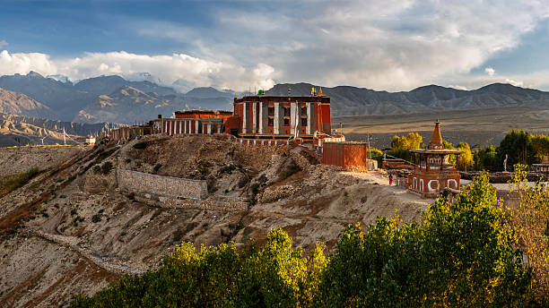 istock Panoramic view of Tsarang manastery, Upper Mustang, Nepal Himalaya 2242068871