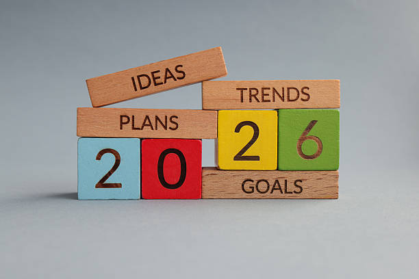 istock Business planning blocks with 