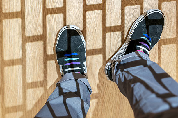 white shoelaces