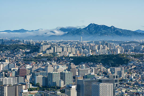 istock City Seoul View on Namsan 2242086929
