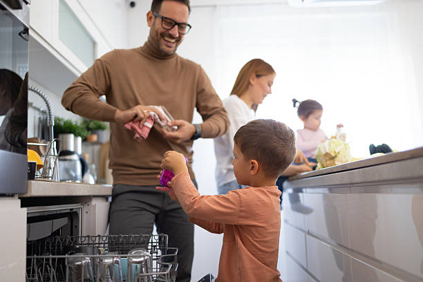 istock Playful Family Moments in a Light-Filled Kitchen 2242090295
