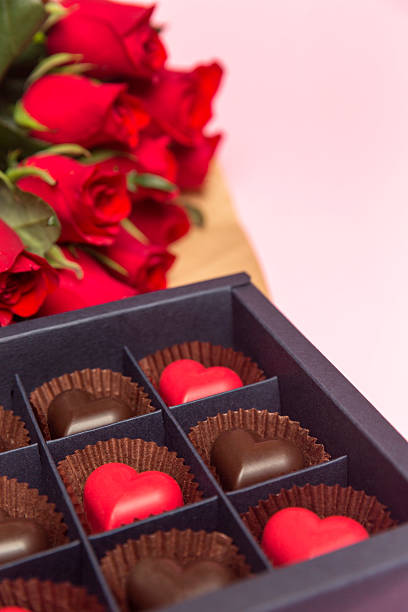 istock Chocolates and Roses for Valentine's Day 2242108845