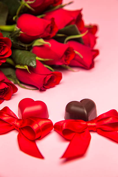 istock Chocolates and roses for Valentine's Day 2242110740