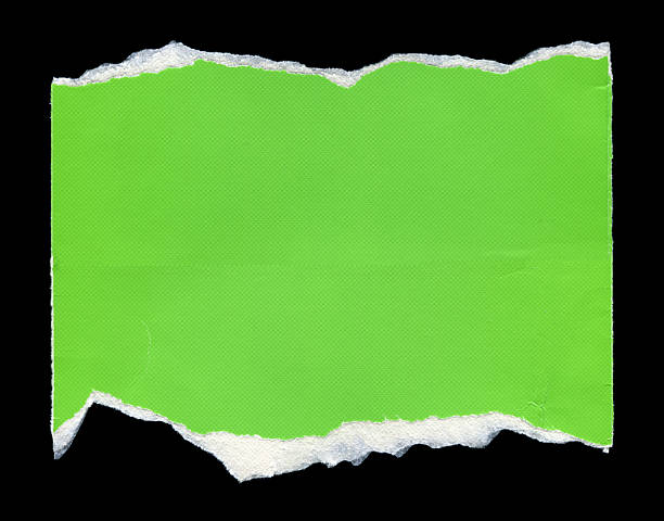 istock Cut or torn paper background textured isolated 2242112495