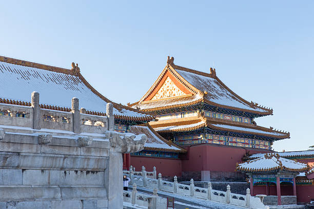 istock Forbidden City in snow 2242113954