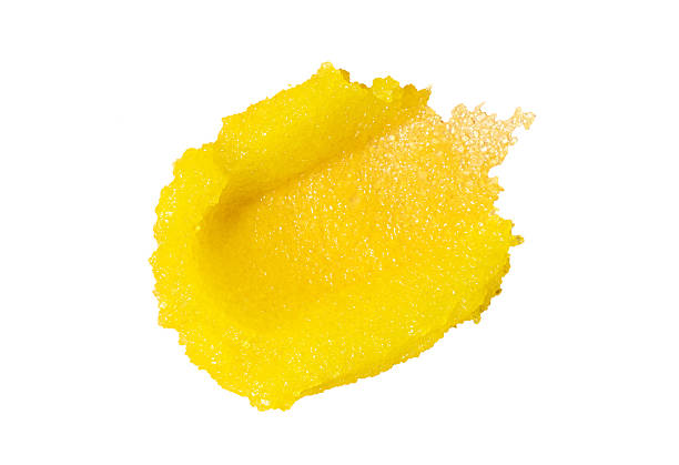 istock cosmetic smear scrub cream texture on a white background 2242135412