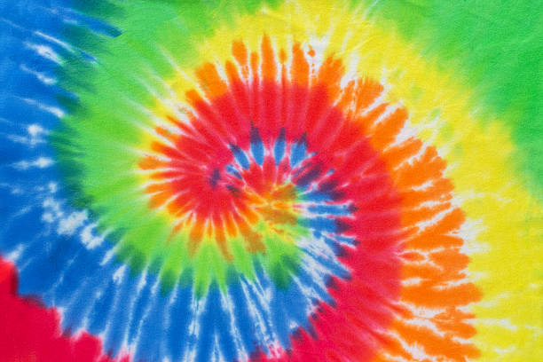 istock colorful spiral tie dye pattern fabric texture background. 2242141529