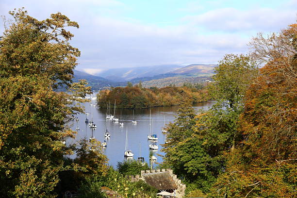 istock Raised view from Caife on the edge of Windermere. 2242153385
