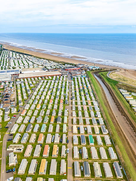 istock Rows of static caravan homes in Ingoldmells, UK 2242159282