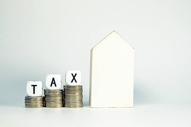 istock Tax Season: tax time reminder background digitally generated image stock photo copy space 2242165062