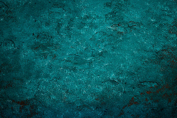 istock Dark turquoise textured background with stone imitation. beautiful texture decorative Venetian stucco for backgrounds. 2242173233