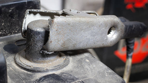 istock cable connected to a car battery, close-up 2242175836
