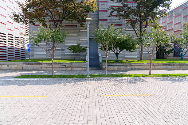 istock parking lot in city park 2242180594