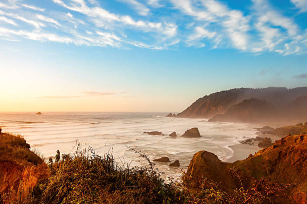 istock Indian Beach at Ecola State Park in Oregon at sunset. 2242186264