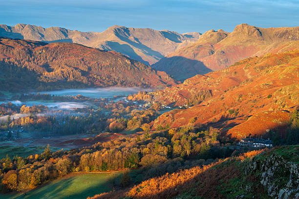 istock Lake District Mountains in The Autumn, Langdale Pikes, England. 2242194481