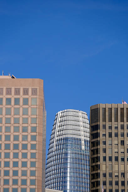 istock The Salesforce Tower in San Francisco, viewed between older office tower blocks in the Downtown and Financial district. 2242196894