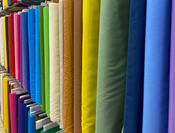 istock Rainbow of Fabric Colors 2242197038