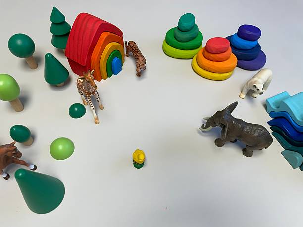 istock Toy Animal Rainbow Village 2242201295