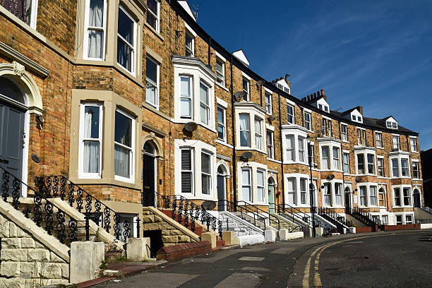 istock Typical English Victorian terraced housing 2242209613