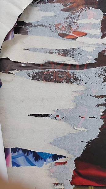 istock Torn and ripped street poster background 2242213696