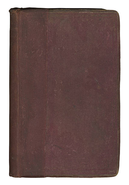 Antique brown hardcover book.