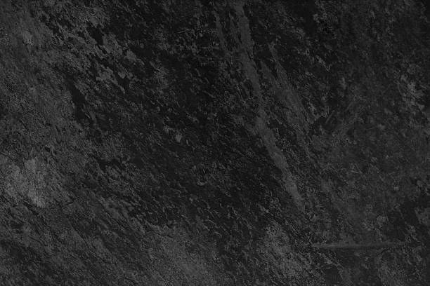 istock Abstract Dark Slate Stone Texture, Black Mineral Background with Rough Patterns 2242225035